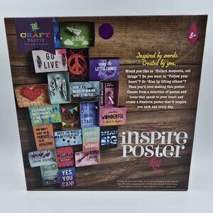 Craft-tastic Inspire Poster Kit Design A One-of-a-Kind Piece of Art